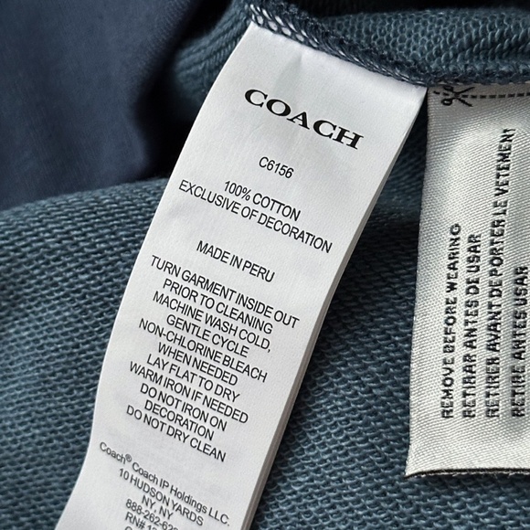 COACH Sporty Signature Crewneck Sweatshirt - Picture 6 of 6
